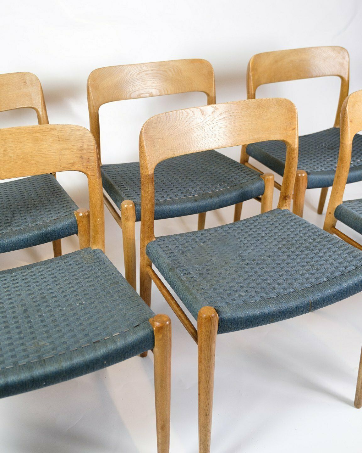Set Of 6 Dining Table Chairs Model 75 In Teak By Niels O. Møller For Jl Møllers Møbelfabrik From 1960s photo furniture