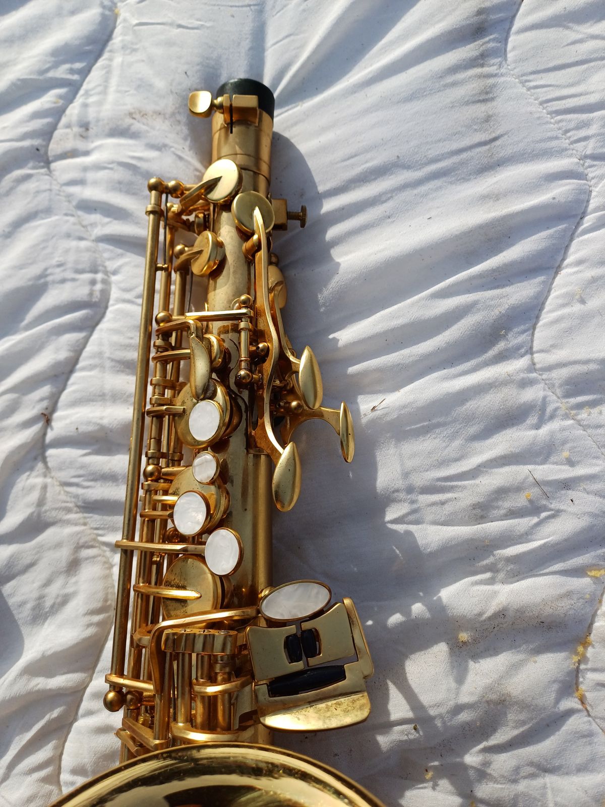 photo vinterior Saxophone Tim Hendson, 1990s, Copper