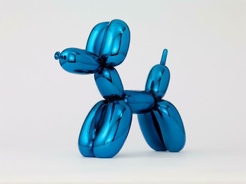 Jeff Koons Balloon Dog (Blue) , 2021