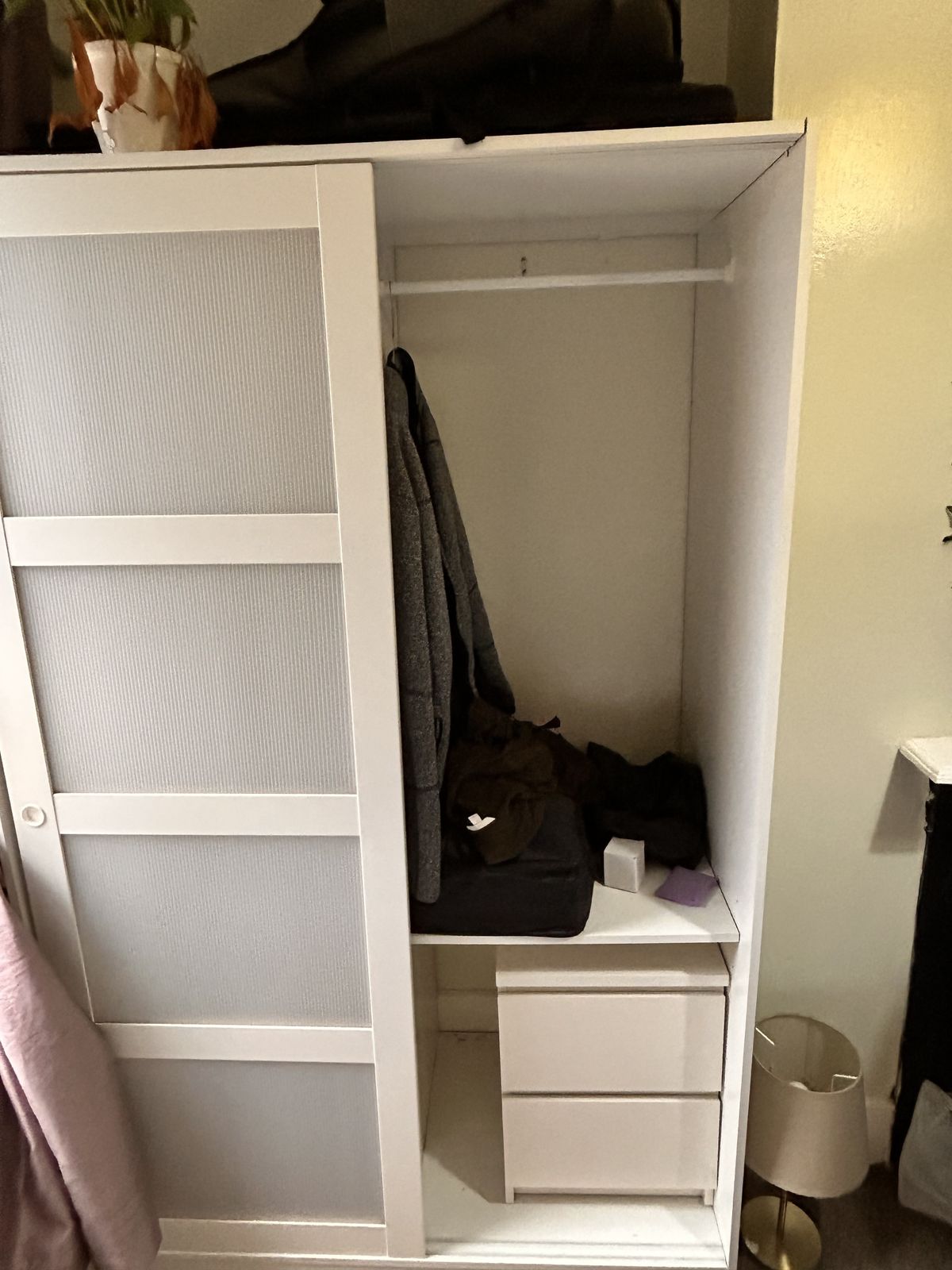 Wardrobe  A Year Old Quite Strong And Sturdy And Not Used Much photo vinterior