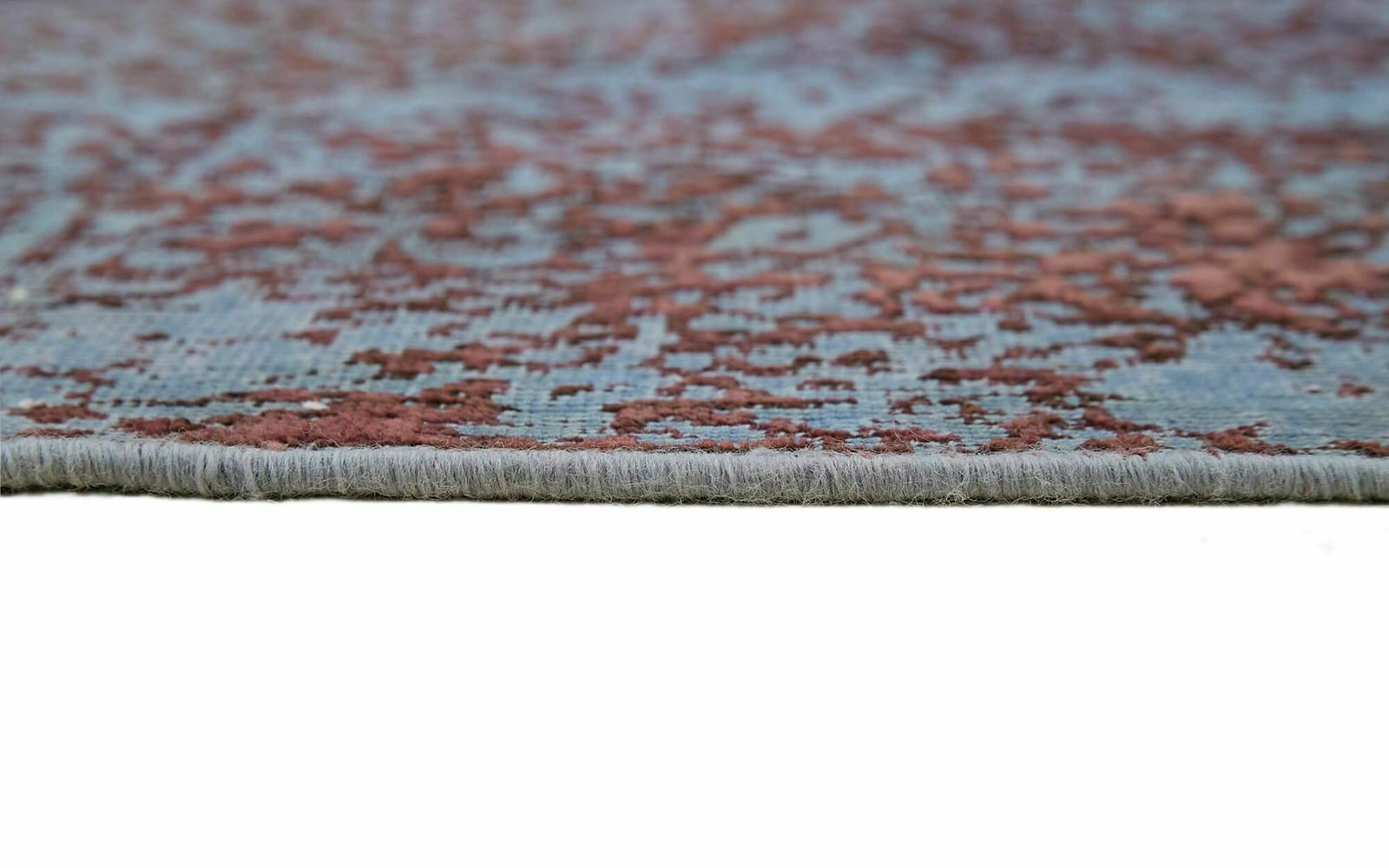 10x13 Purple Overdyed Large Area Rug   44009 photo vintage