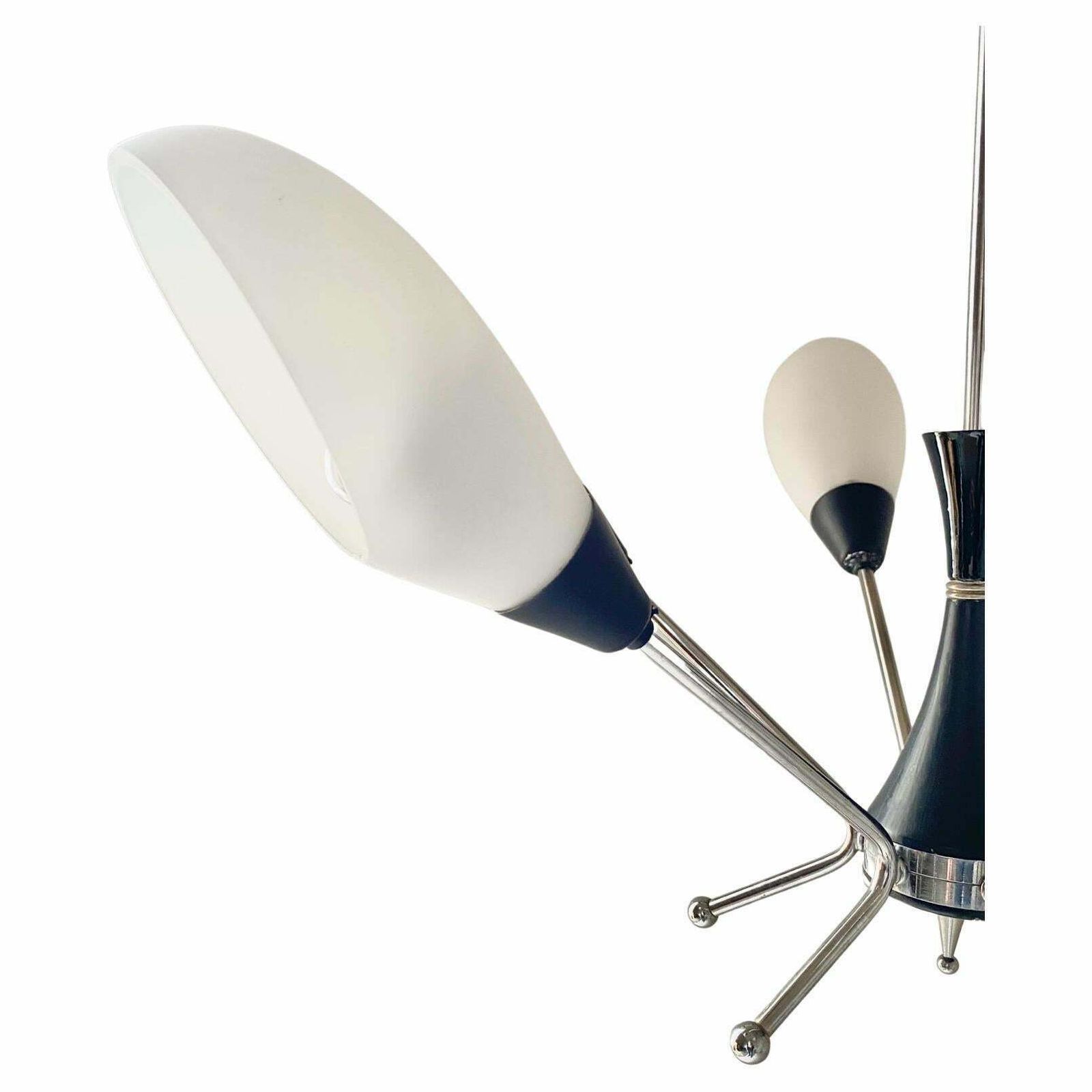 photo for sale Midcentury Modern Sputnik Chandelier, Stilnovo Italy 1960