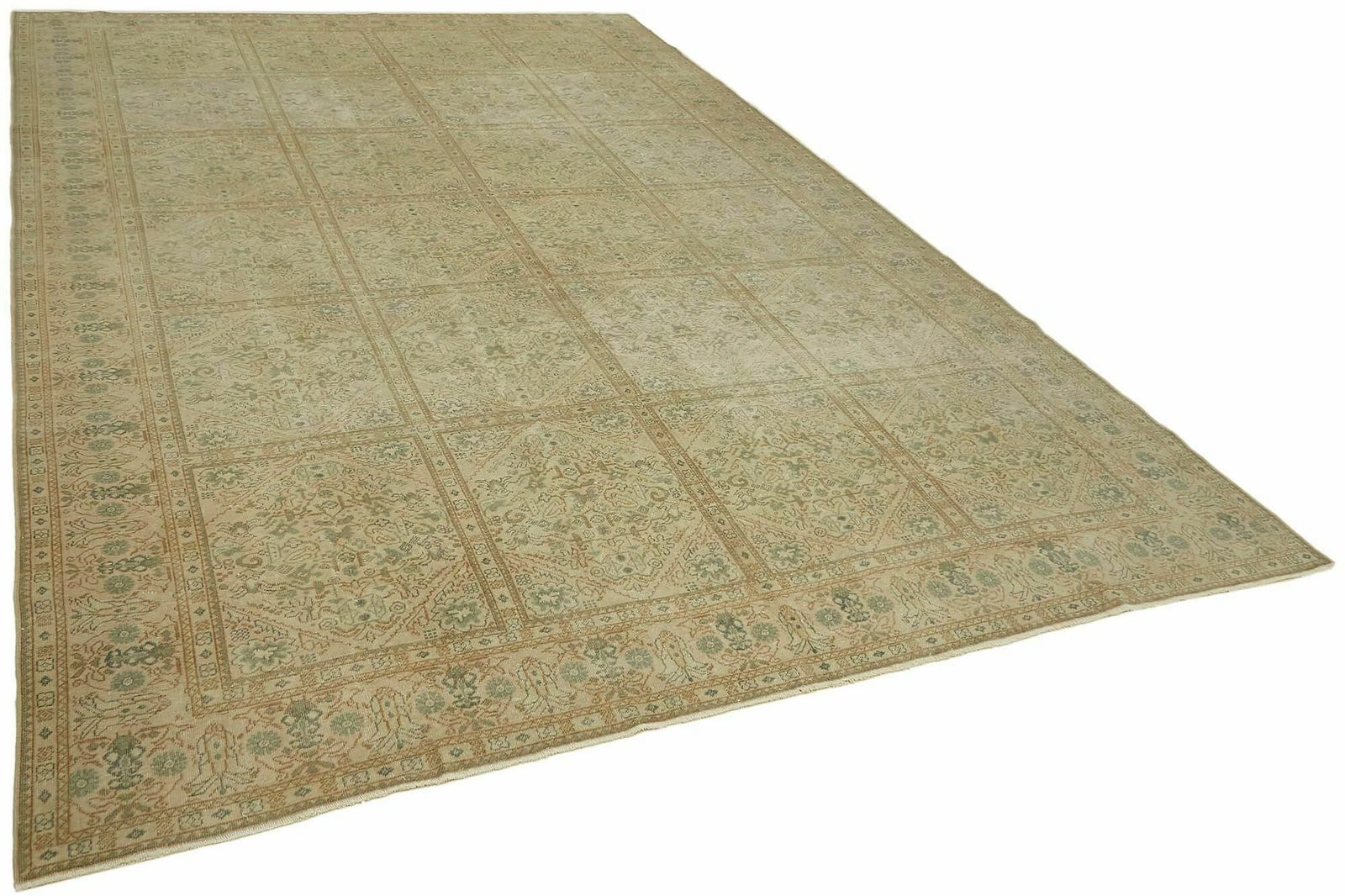 9x13 Beige Vintage Large Area Rug   44682 photo furniture