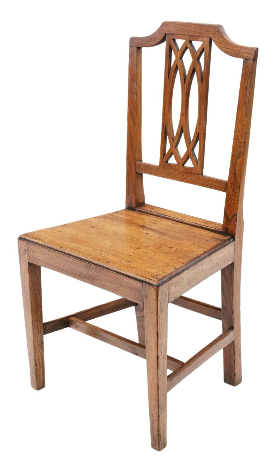 19th Century Elm Kitchen Dining Chairs: Set Of 6 (5+1), Antique Quality photo buy