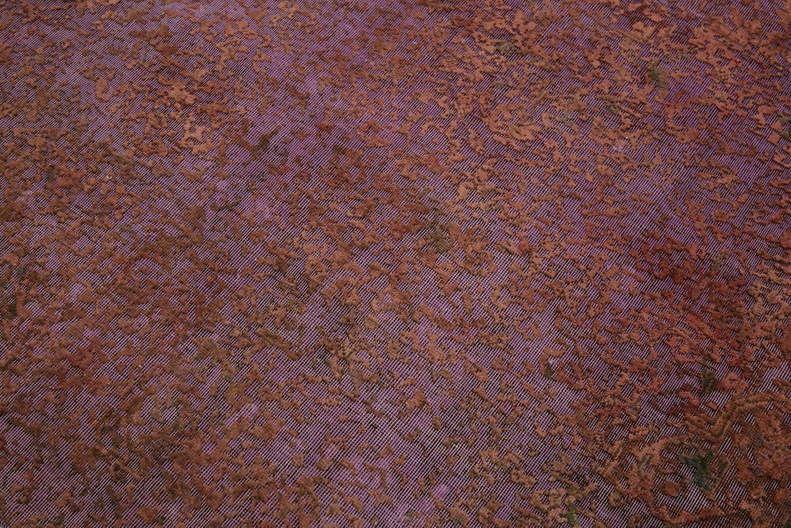 photo for sale Handmade Purple Overdyed Large Area Rug 292 Cm X 387 Cm