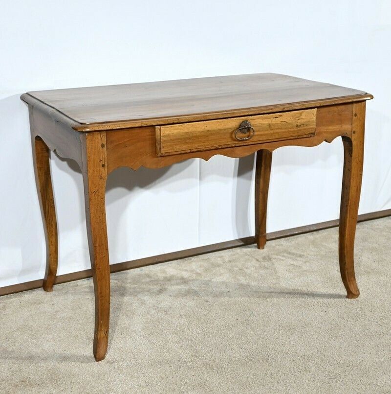 Walnut And Cherry Office Table, Louis XV Style – Early 19th Century photo for sale