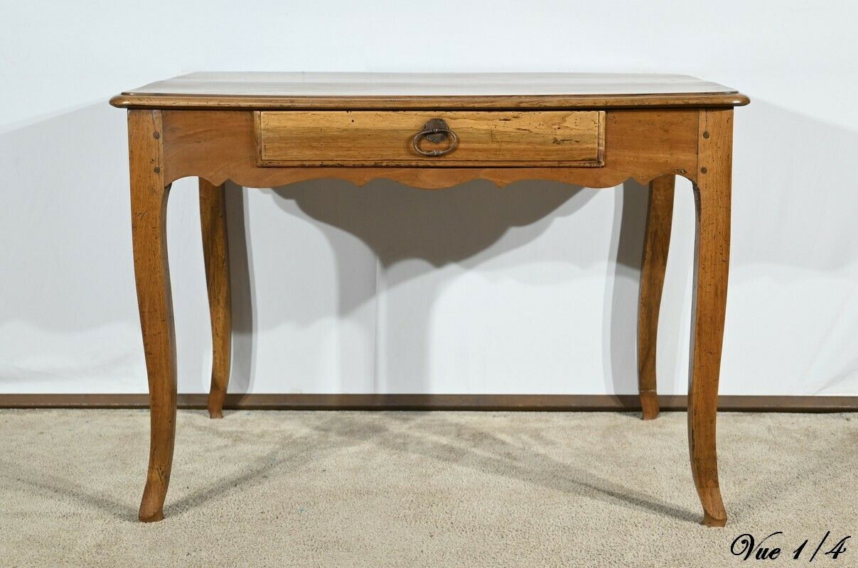 photo furniture Walnut And Cherry Office Table, Louis XV Style – Early 19th Century