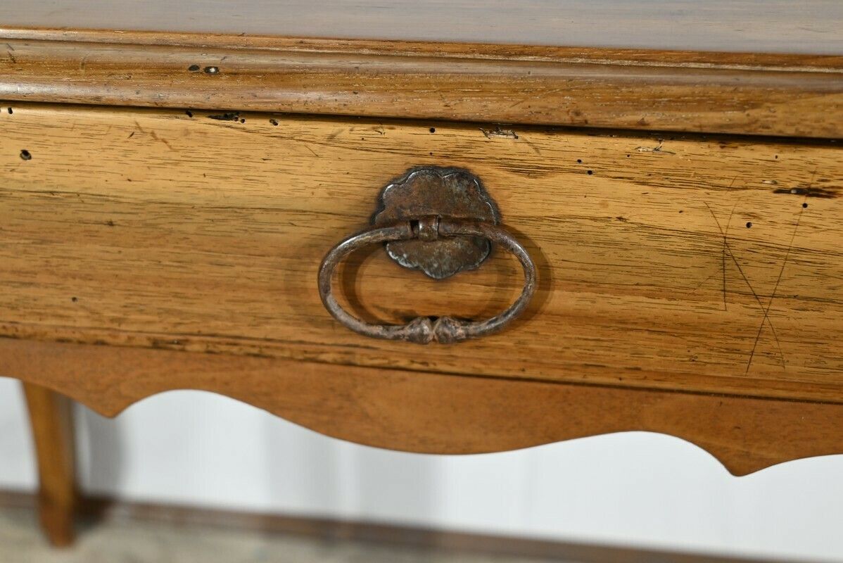 Furniture Walnut And Cherry Office Table, Louis XV Style – Early 19th Century photo