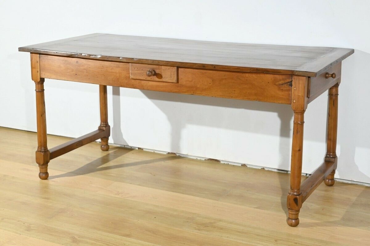 Property Farm Table In Cherry, Louis XIV Style – Early 19th Century photo Furniture