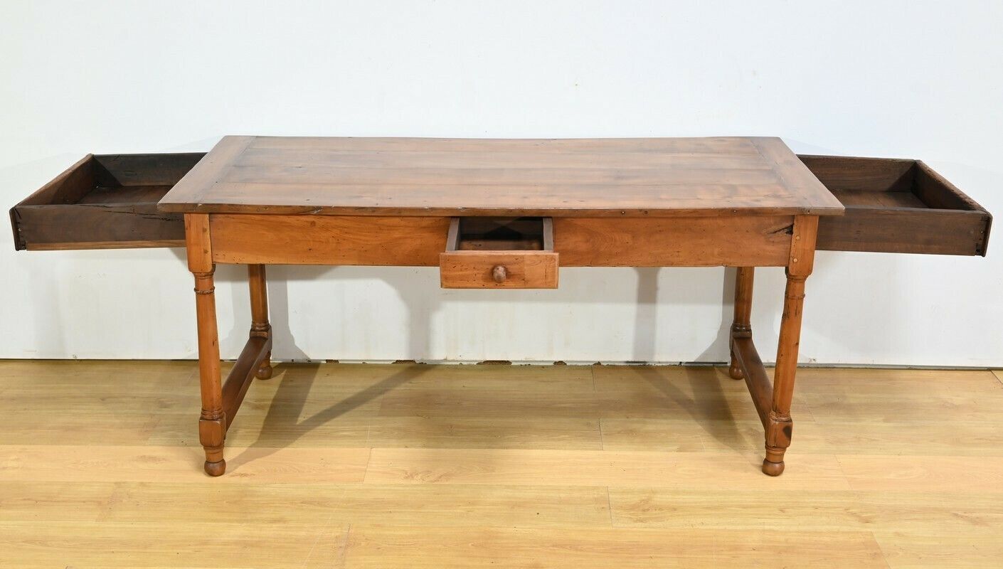 Property Farm Table In Cherry, Louis XIV Style – Early 19th Century photo 4305.63258018