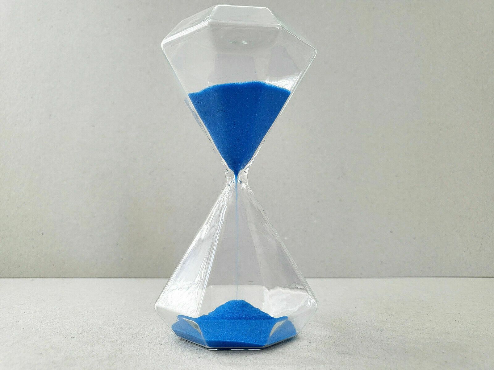 Vintage Hourglass 1970 Space Age Blue Sand Duration 10 Minutes 70s 70s Retro photo buy