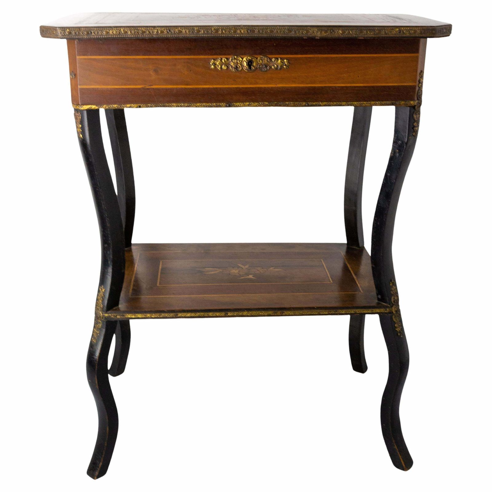 Antique French Oak Wall Mounted Console Art Deco Circa 1940