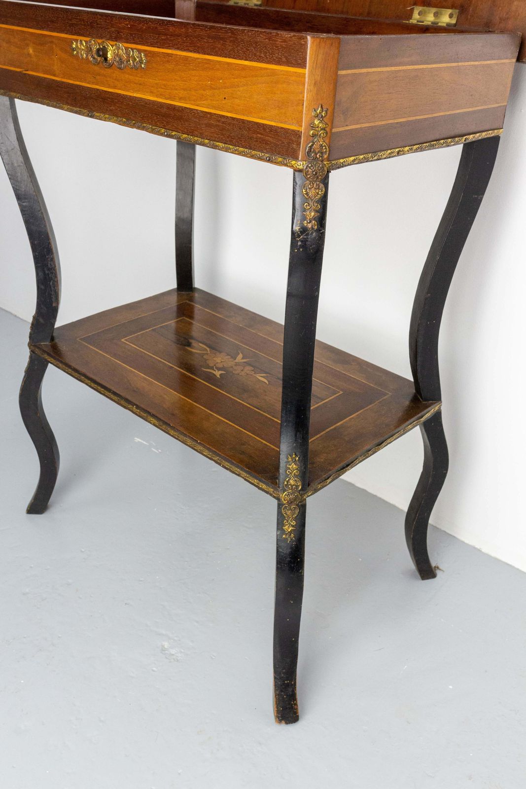 photo for sale Antique French Oak Wall Mounted Console Art Deco Circa 1940