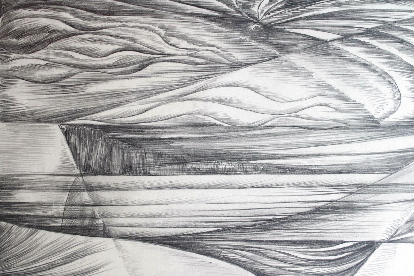 Dzidra Ezergaile Swallows By The Water. 1976, Paper, Pencil, 45. 5 X 40. 5 Cm 1976 photo buy
