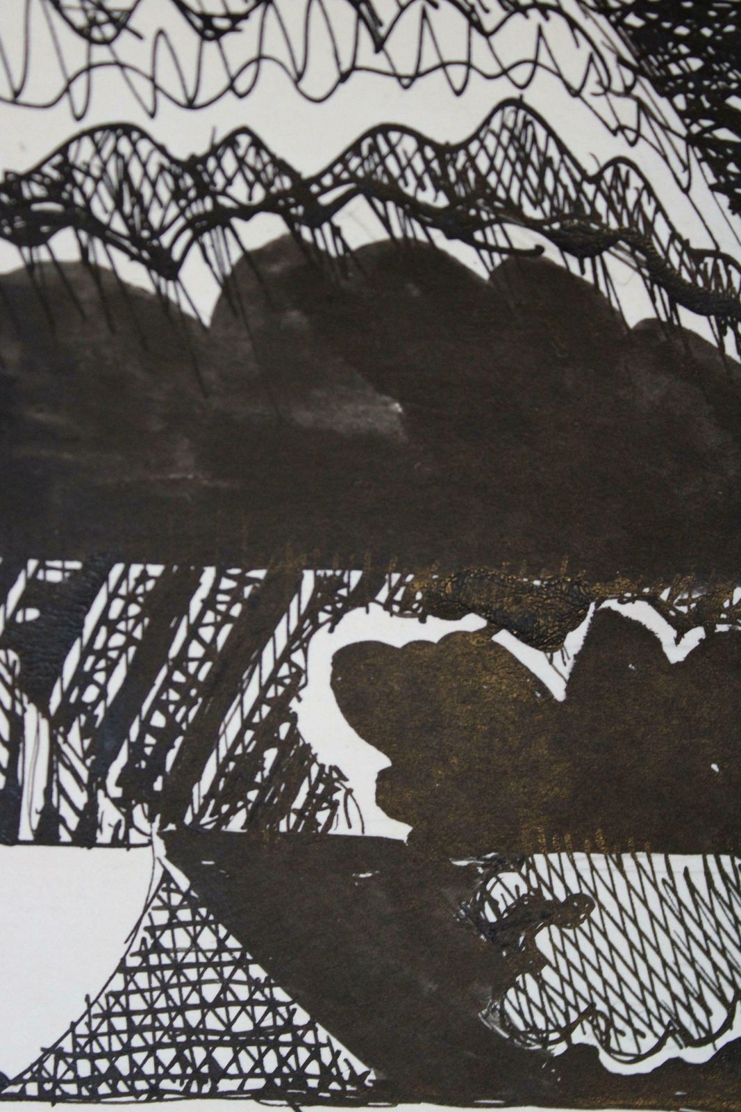 Dzidra Ezergaile Landscape. 1983, Paper, Ink, 27x19 Cm 1983 photo Art