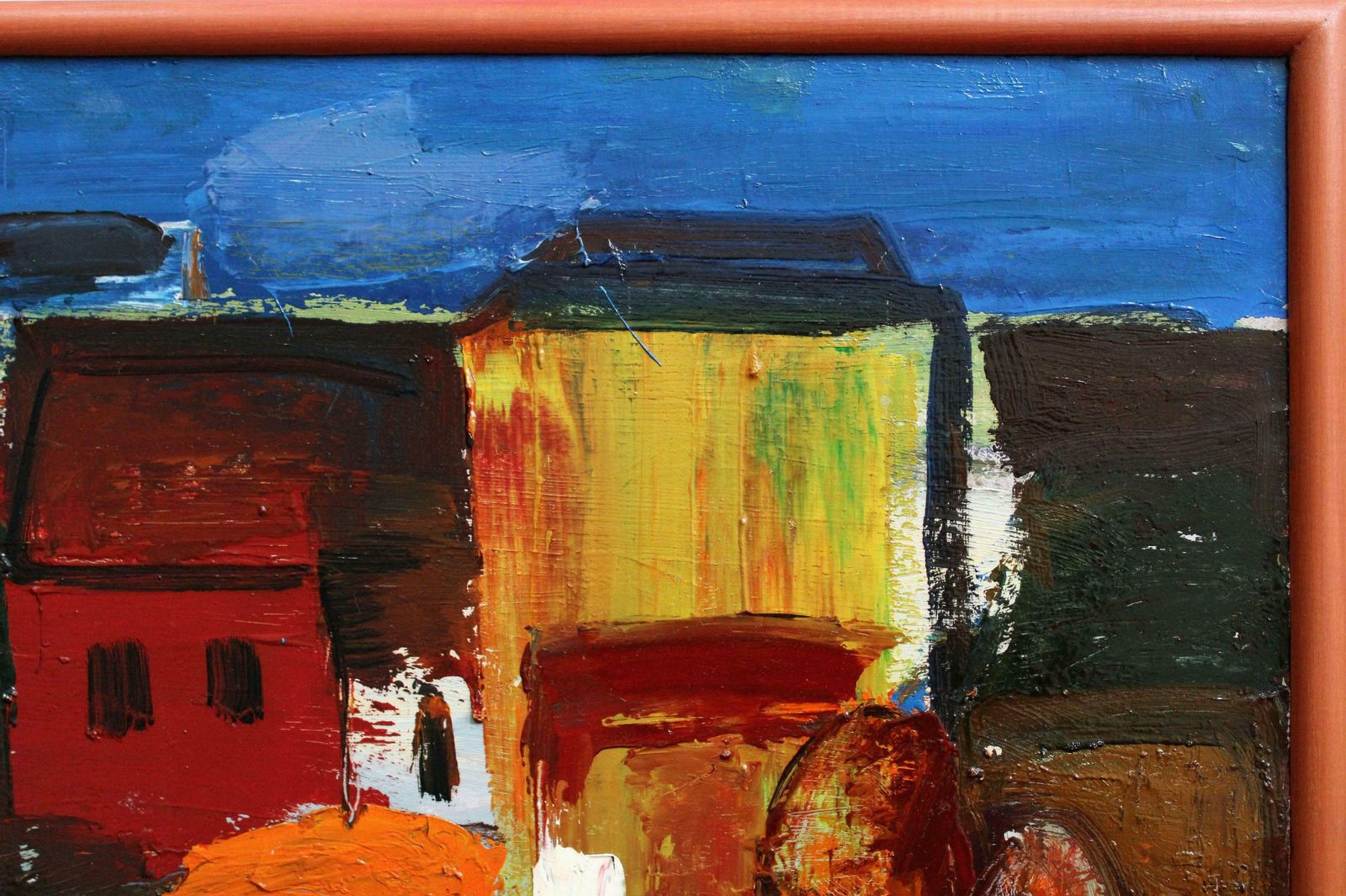 Aleksandr Rodin City Landscape. Talsi. Cardboard, Oil, 52.5x74 Cm £1,524.97 photo 1525.0
