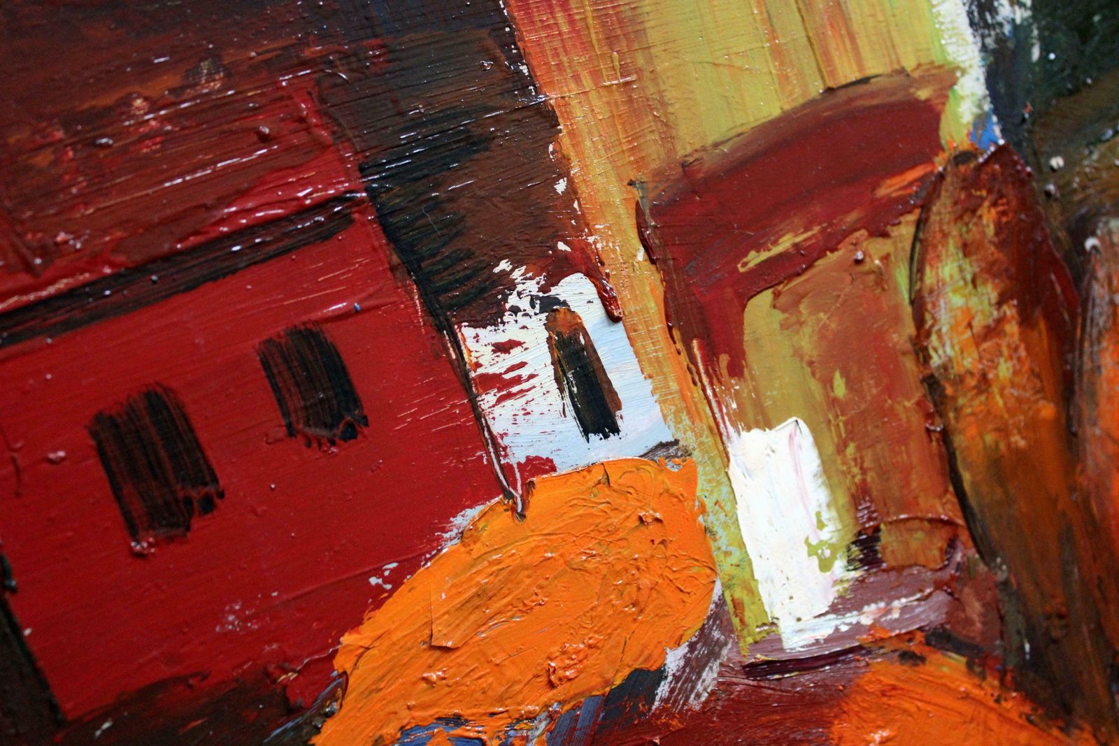 Aleksandr Rodin City Landscape. Talsi. Cardboard, Oil, 52.5x74 Cm £1,524.97 photo buy
