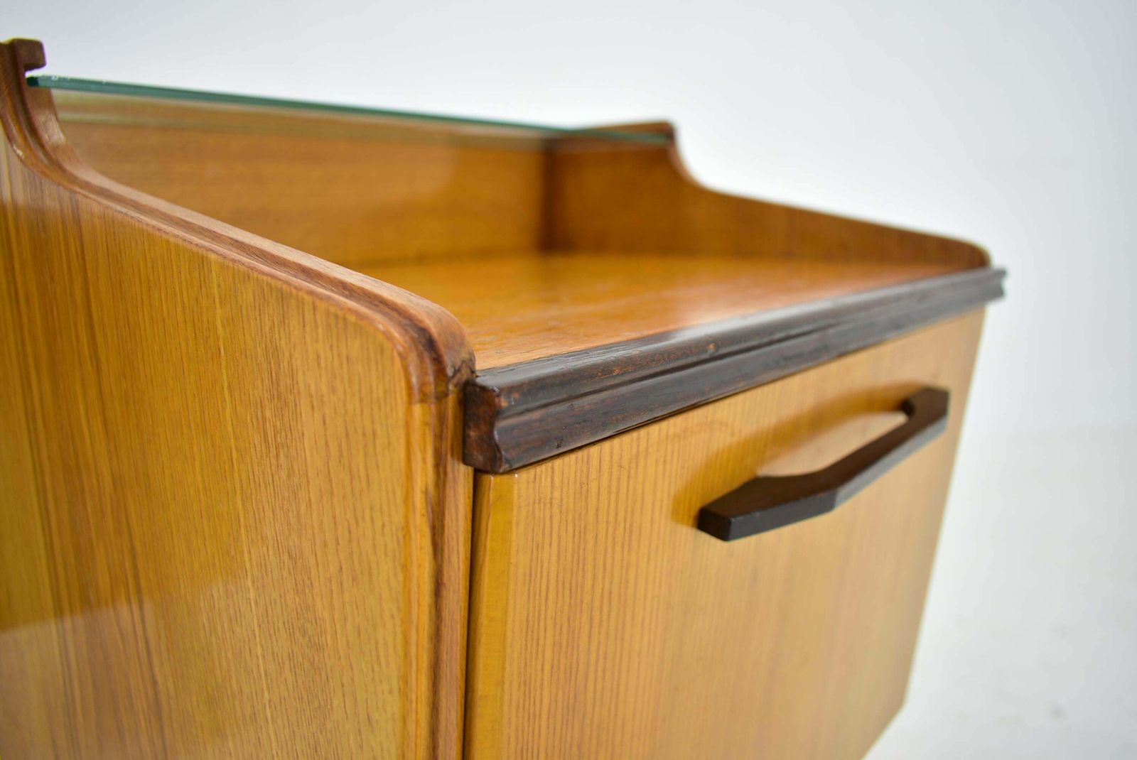 1960s Pair Of Midcentury Bedside Tables By Mojmir Požár, Czechoslovakia photo Furniture