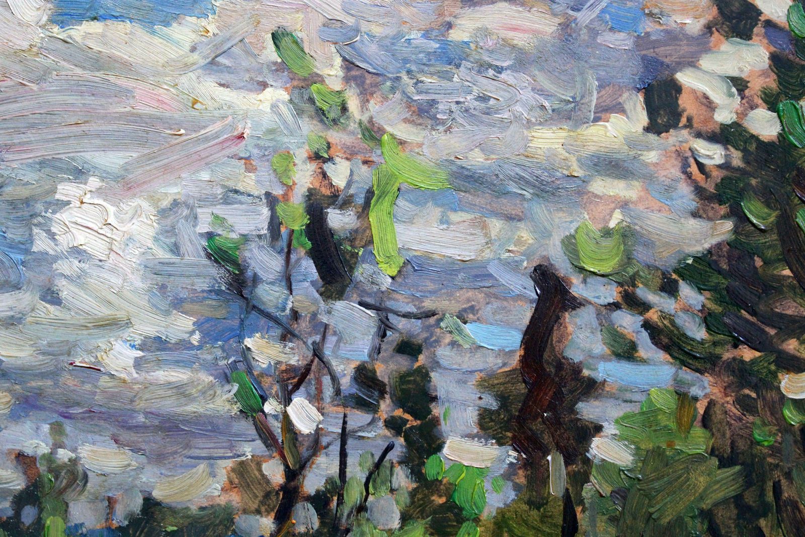 Janis Pupols Spring Sunny Day. Cardboard, Oil, 29. 5 X 36 Cm photo 768.0