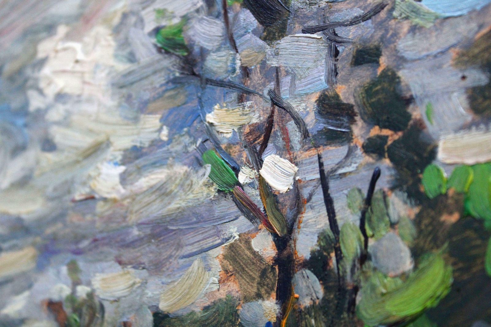 Janis Pupols Spring Sunny Day. Cardboard, Oil, 29. 5 X 36 Cm photo buy