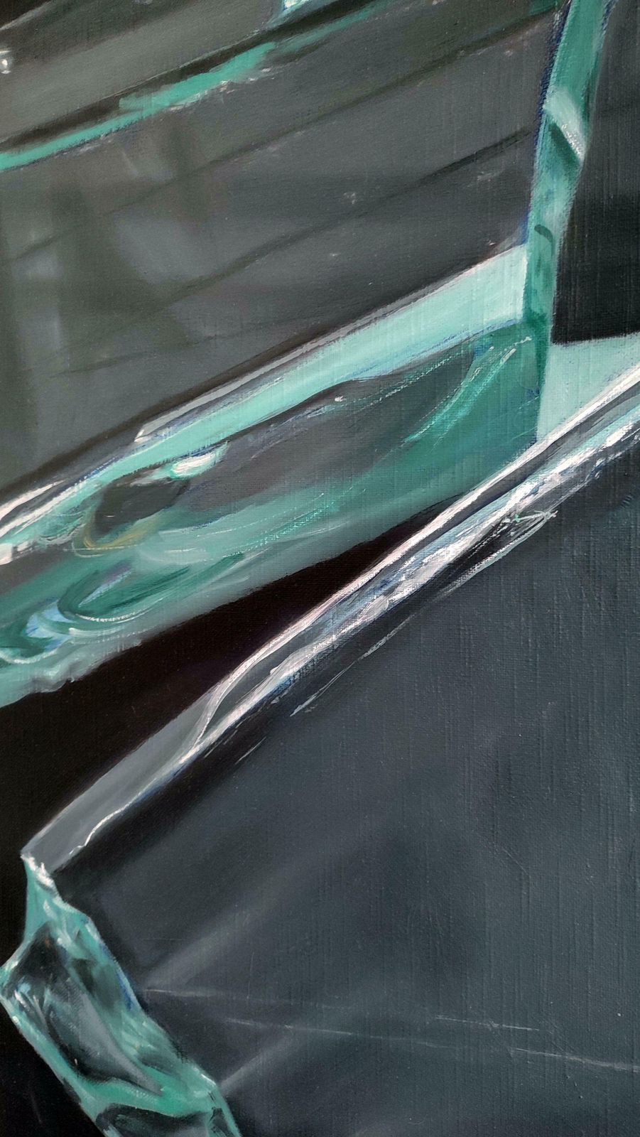 Alyona Prokofjeva Broken Glass. 2013, Canvas, Oil, 120x130 Cm 2013 photo Art