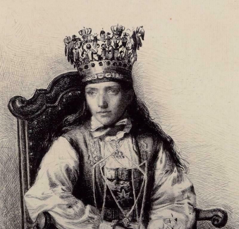 Carl Bloch (1834–1890). Etching On Paper. "A Norwegian Bride". photo for sale
