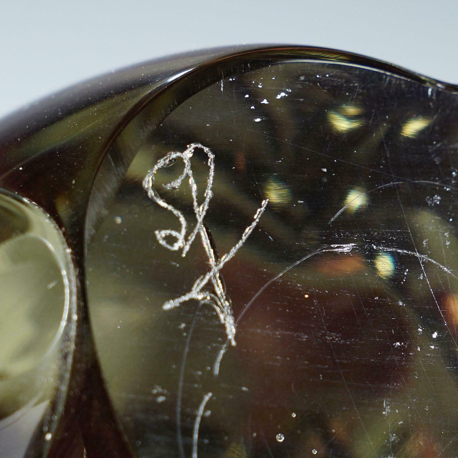 Sculpture Of A Stylized Cat Designed By Livio Seguso For Graal Glass photo buy