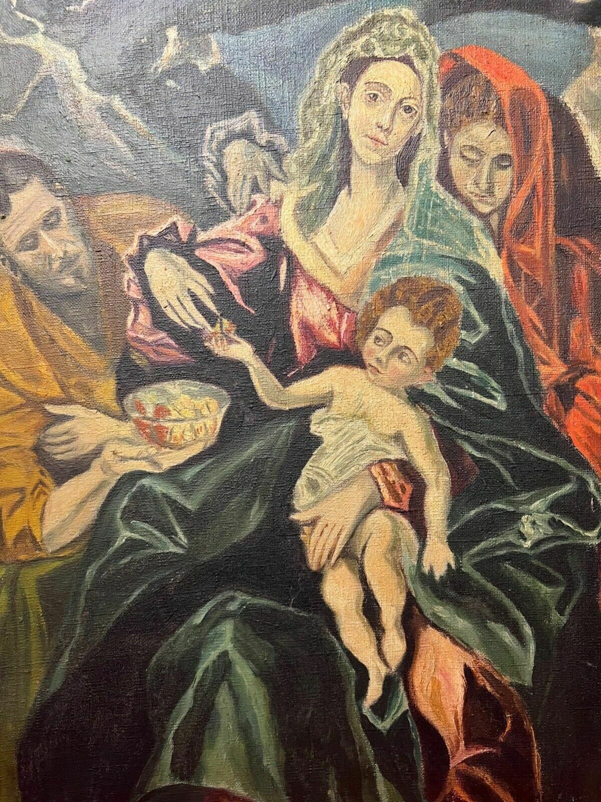 Spanish Fine Art 'The Holy Family With Mary Magdalen' After El Greco photo Art