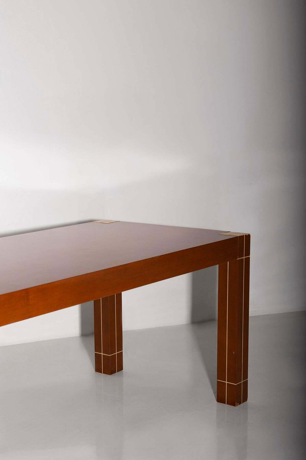 Italian Table With Brass Edges In The Renato Polidori Style photo buy