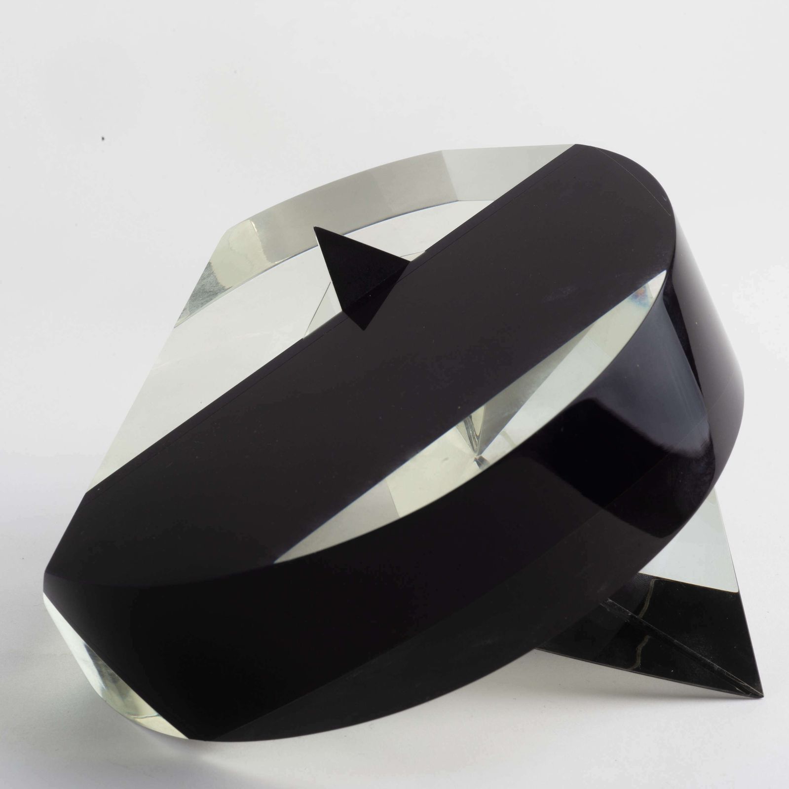 Cristal Abstract Sculpture By Czeck Vlastislav Janacek photo vintage