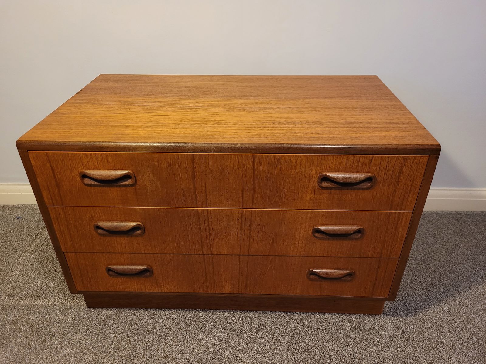 Vintage Teak Fresco 3 Draw G Plan Drawer Unit