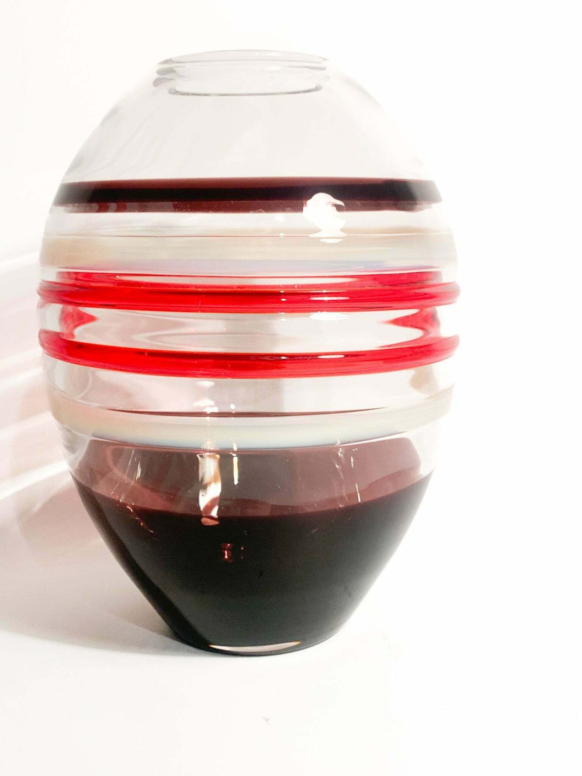 Murano Glass Vase By Carlo Moretti Reina Model 2008 photo 458.0