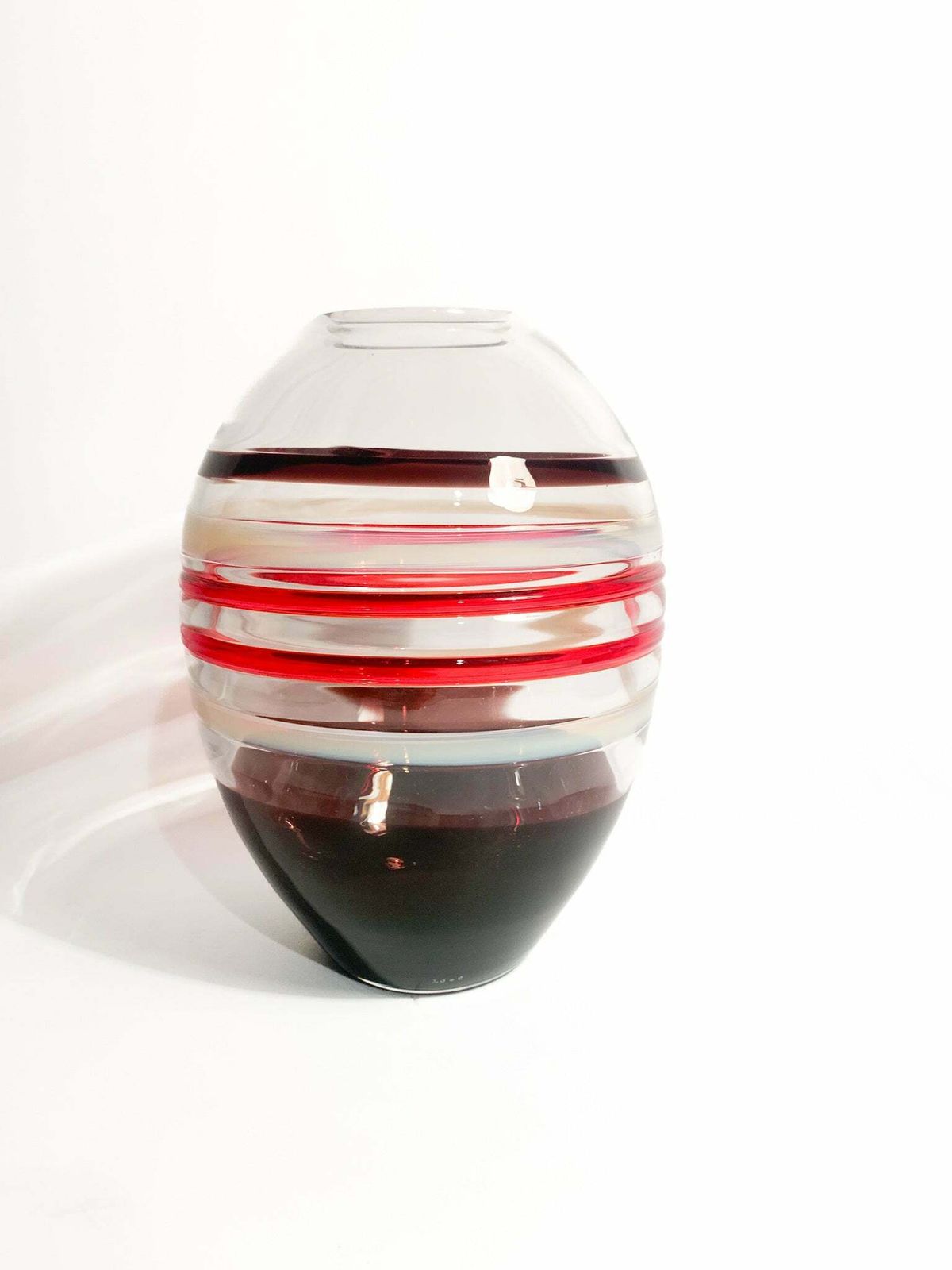 Home Decor Murano Glass Vase By Carlo Moretti Reina Model 2008 photo