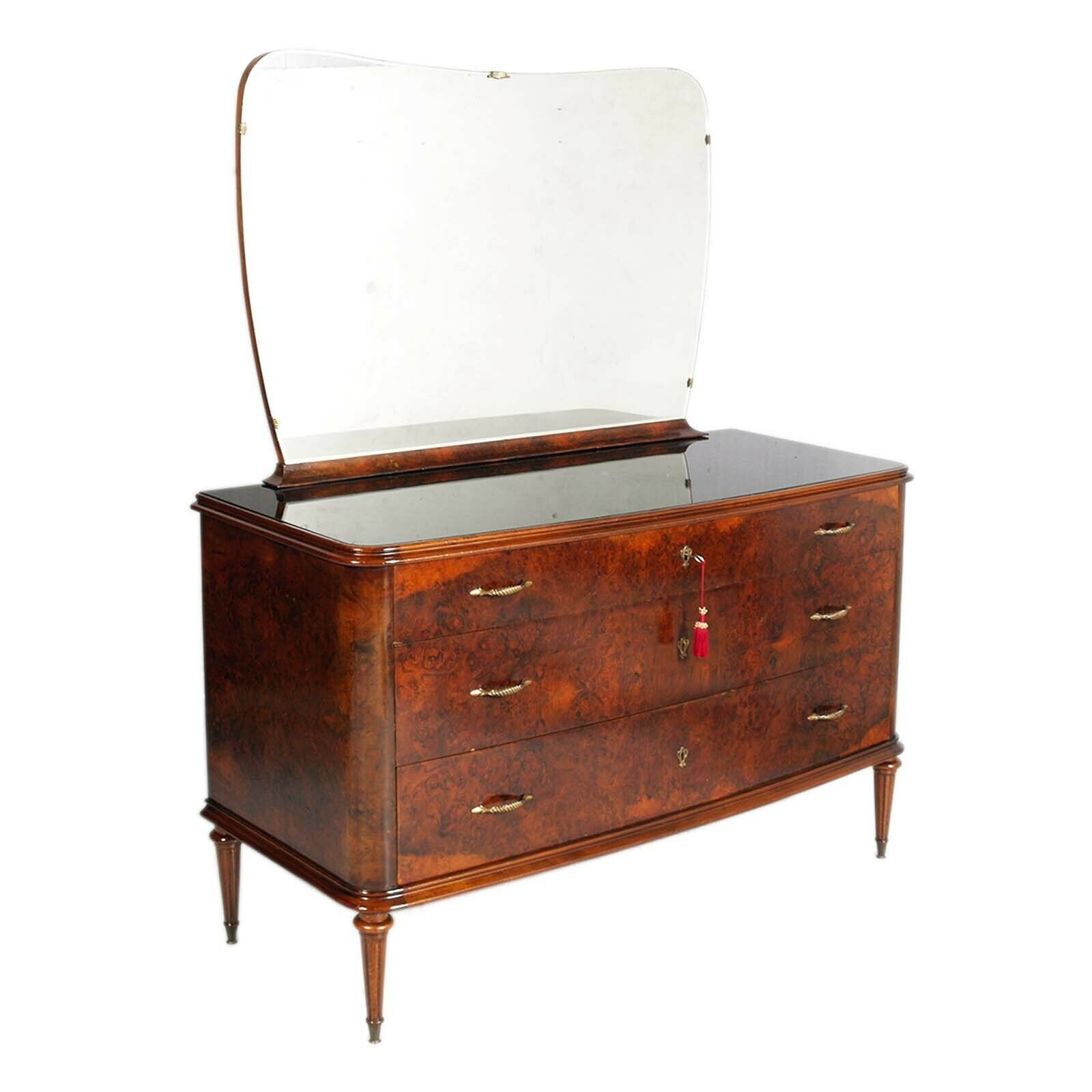 photo furniture Art Decò Chest Of Drawers, Walnut Root By Paolo Buffa For Permanente Mobili Cantù