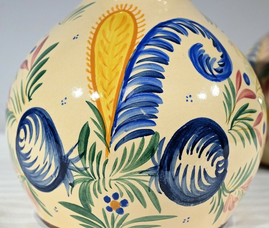 531.612903269 Pair Of Henriot Quimper Vases – Mid 20th Century photo