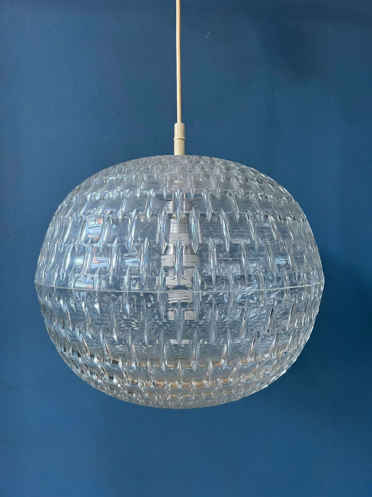 Mid Century Crystal Ball Acrylic Glass Pendant Lamp photo buy