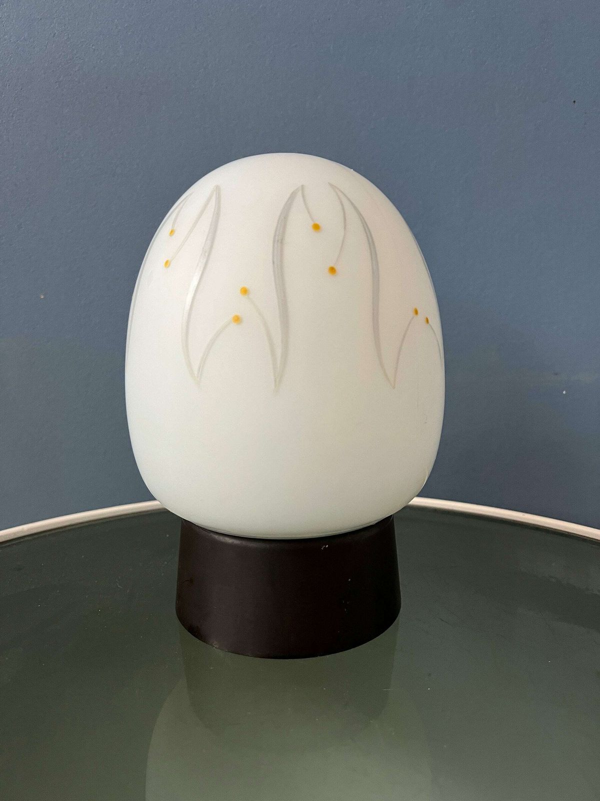 Vintage Egg Thabur Ceiling Lamp With Decorative Pattern photo for sale