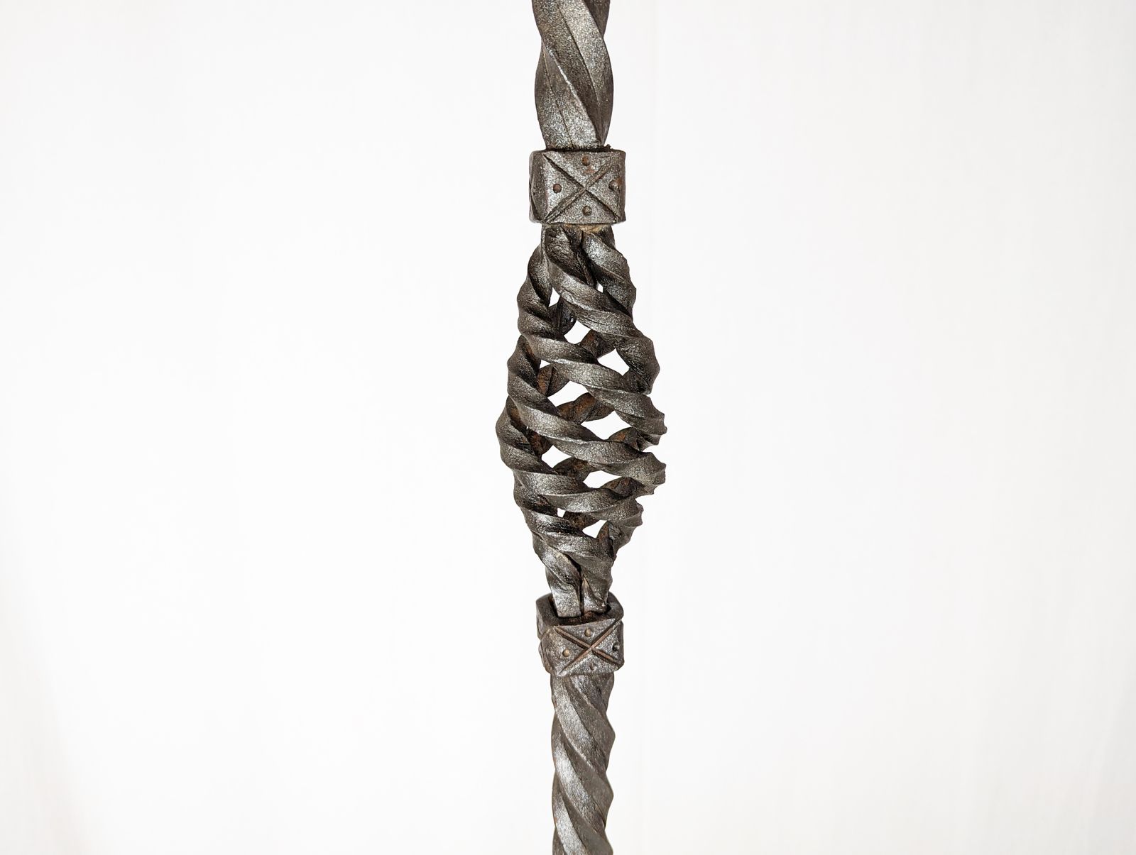 Hand Crafted Wrought Iron Pedestal From The Early 1900s Attributed To Alessandro Mazzucotelli photo Home Decor