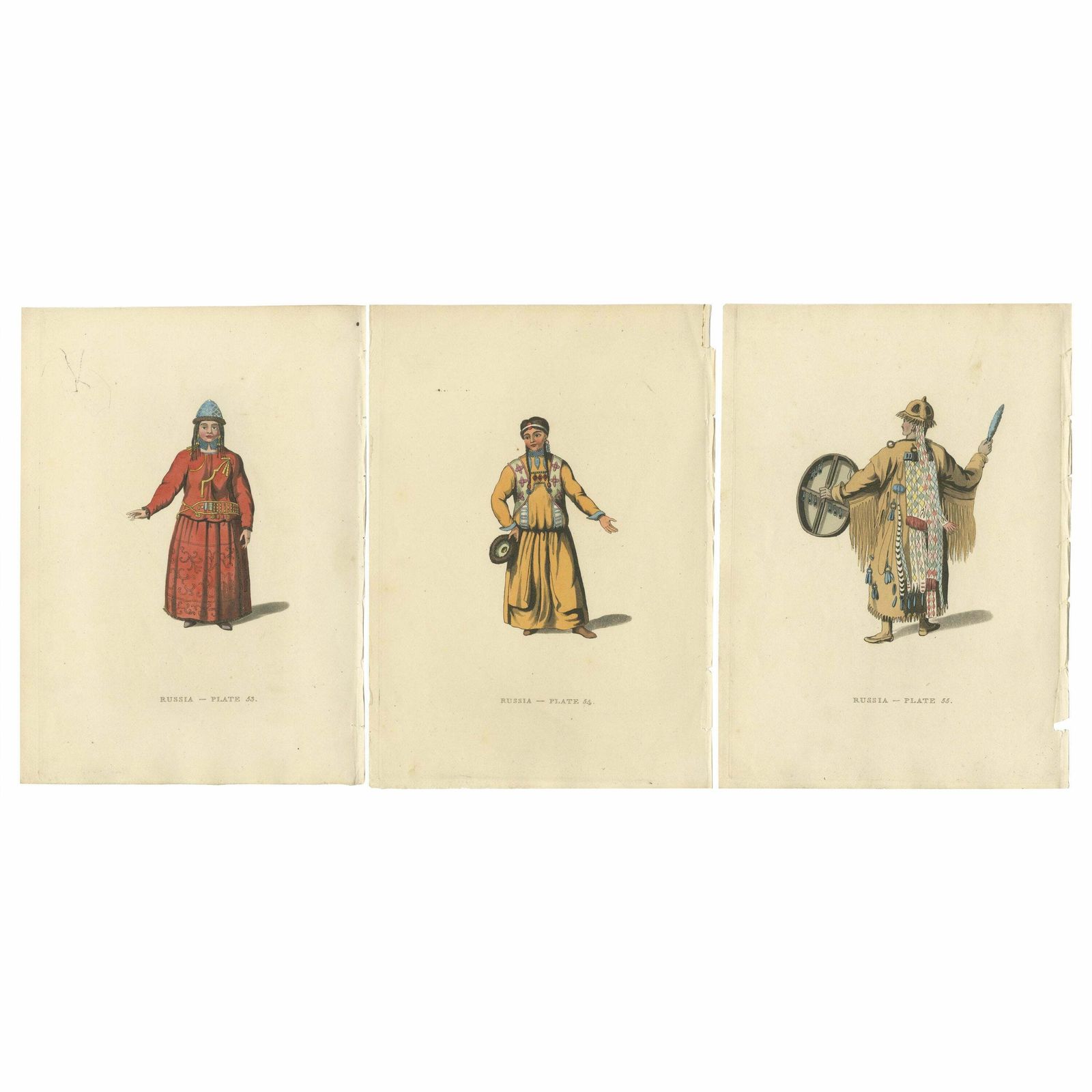 Bratzkian Attire And Shamanic Regalia In 19th Century Russian Engravings, 1814