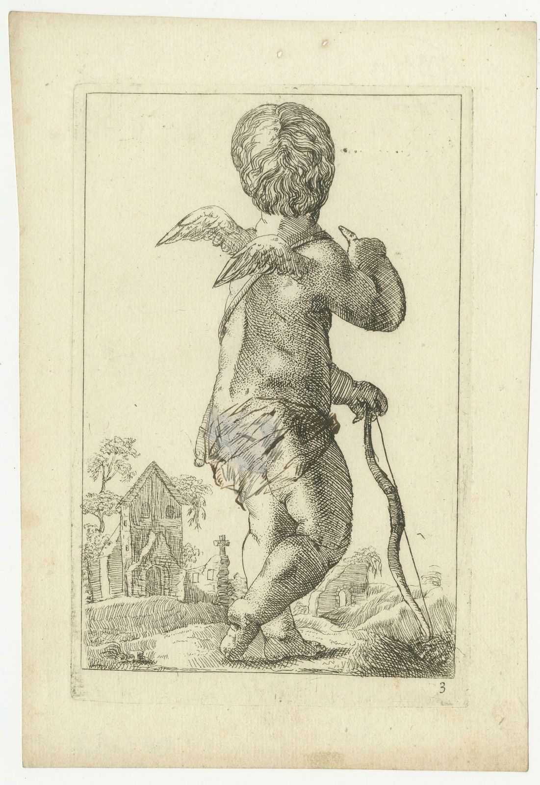 Baroque Whimsy: The Putti Engravings Of F.L.D. Ciartres, Circa 1620 photo for sale