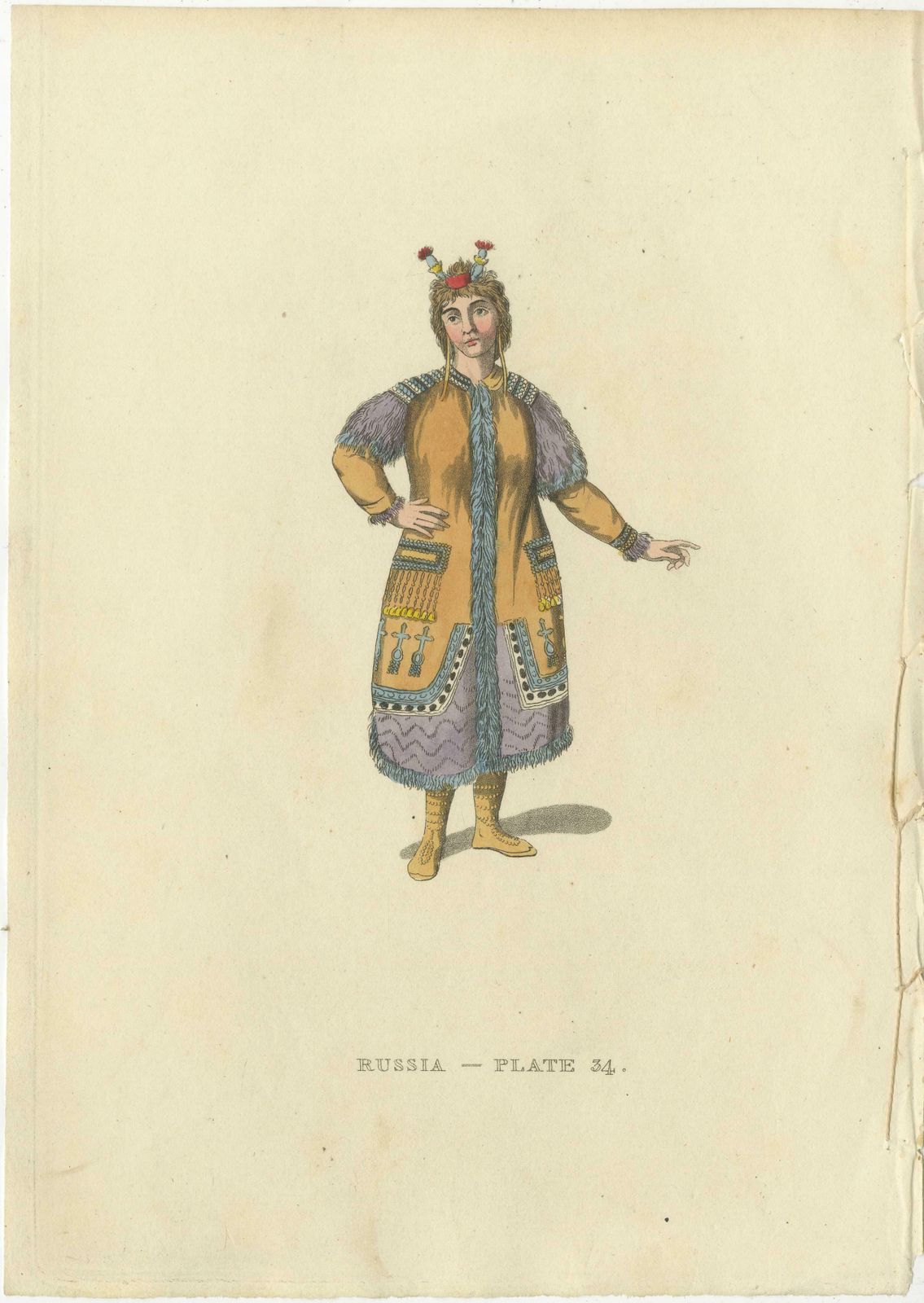 Engravings Depicting The Dress And Manners Of The Yakouti Tribes In Russia, 1814 photo for sale