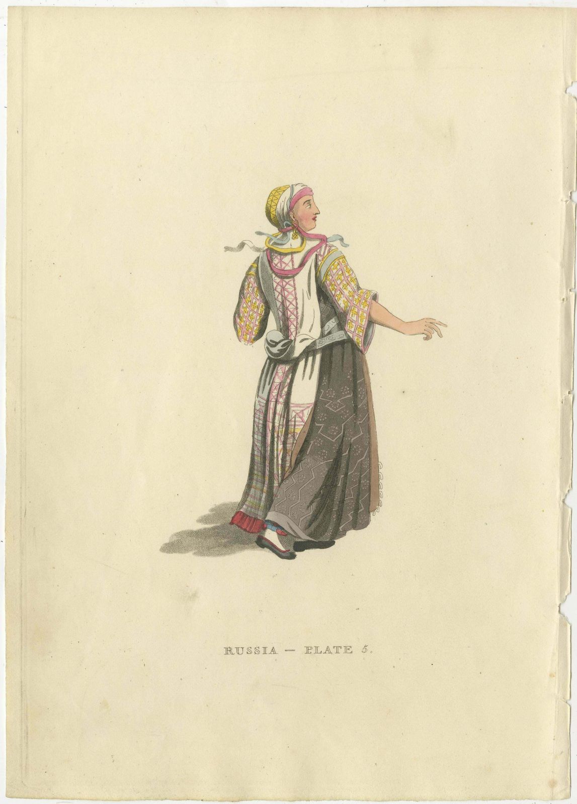 Traditional Attires Of Finnish, Estonian And Angria Women In Former Russia, 1814 photo furniture