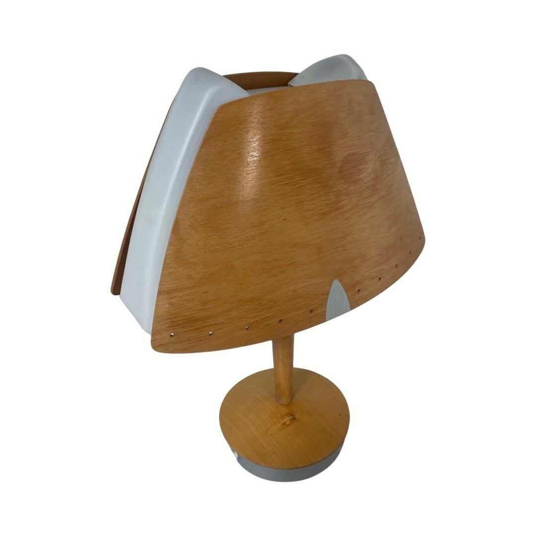 Soren Eriksen   Lucid   Table Lamp Model 'Culot'   Plywood, Plastic And Aluminum (Two In Stock) photo vinterior