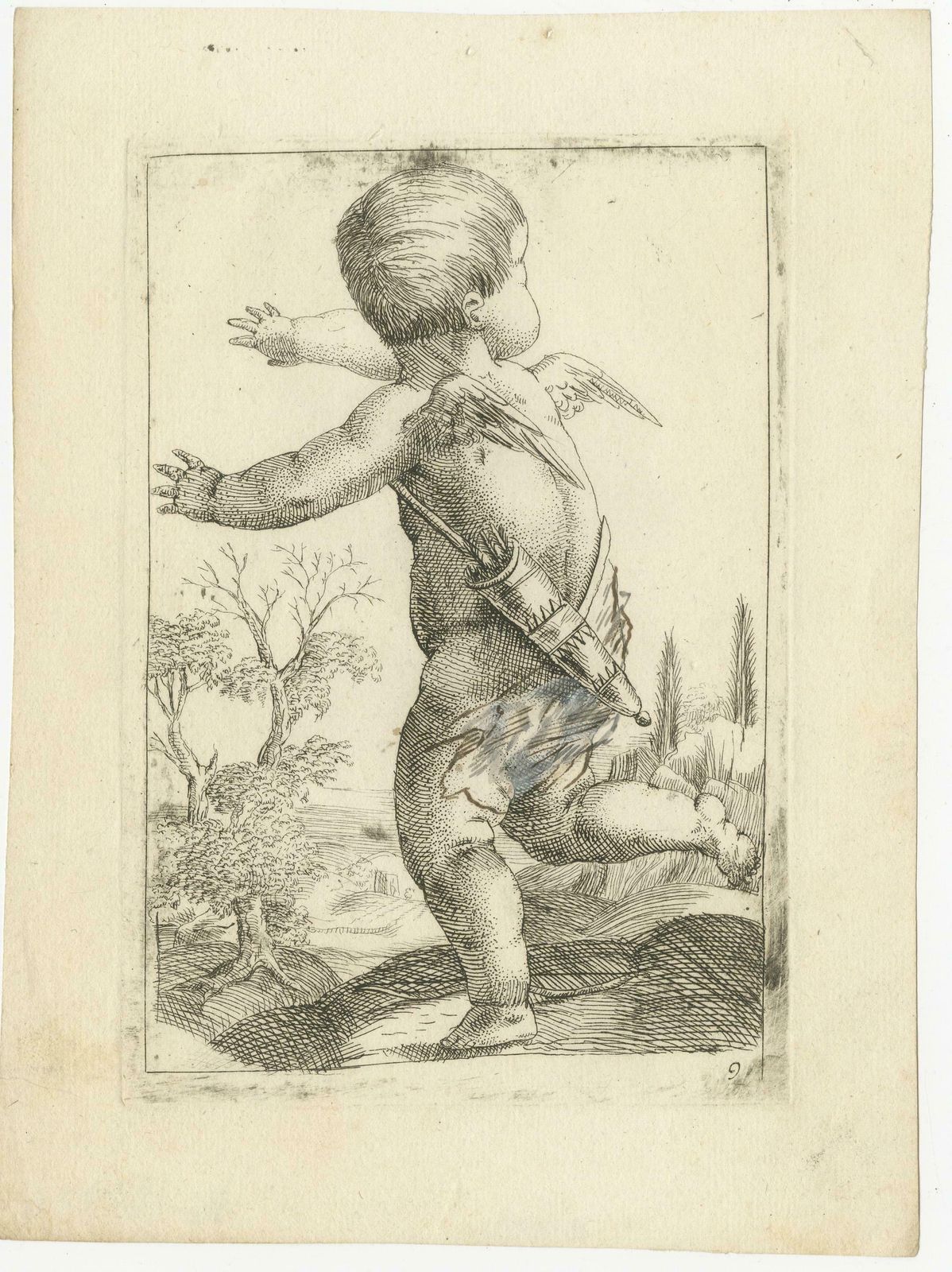Cherubic Mischief: A Rare Baroque Collection, Circa 1620 photo for sale