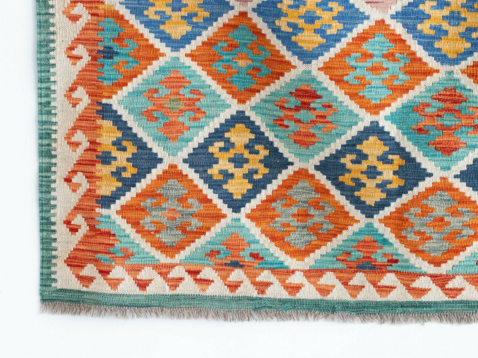 Geometric Afghan Kilim, Oriental photo Textiles