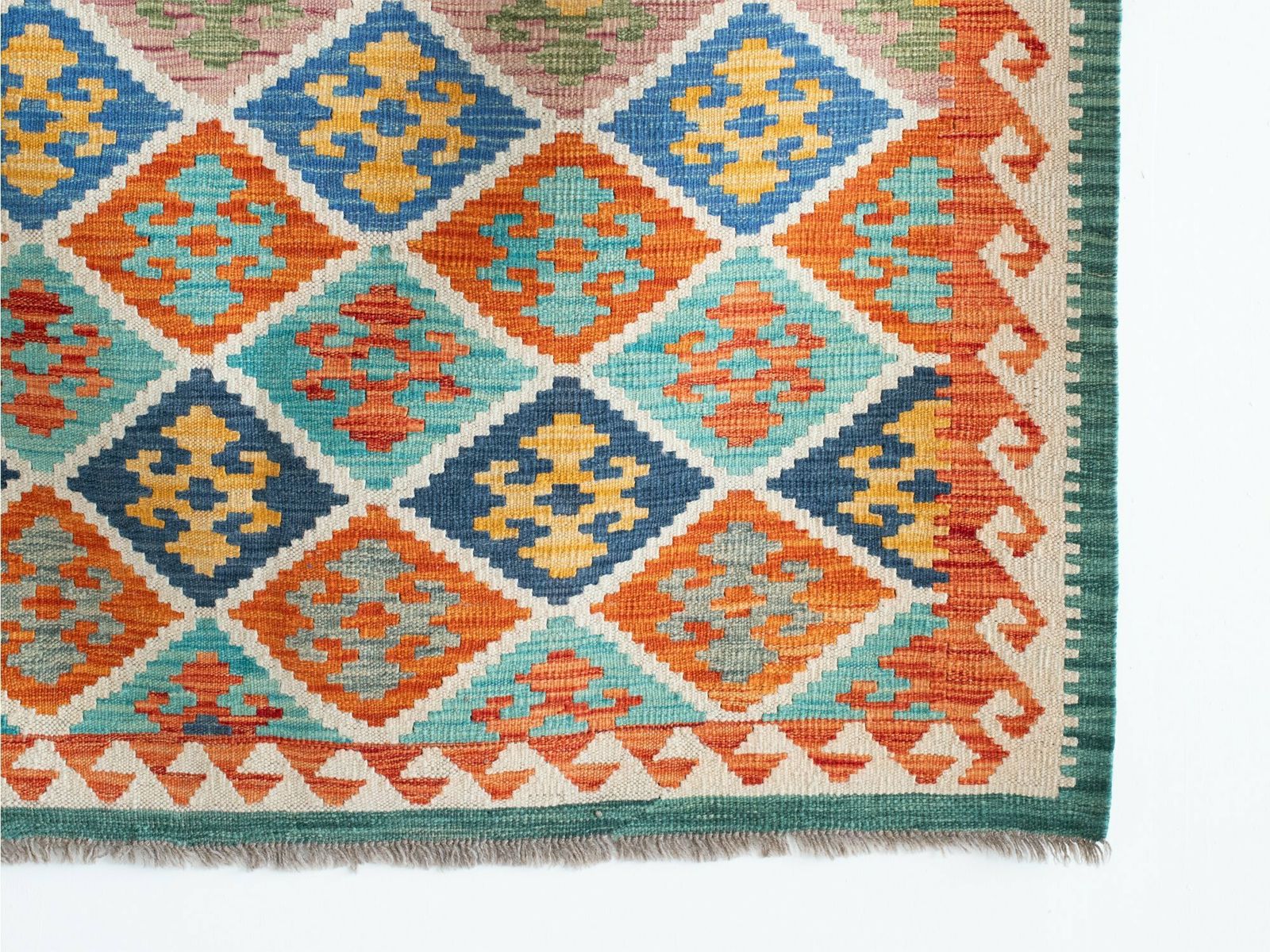 Geometric Afghan Kilim, Oriental photo 220.0