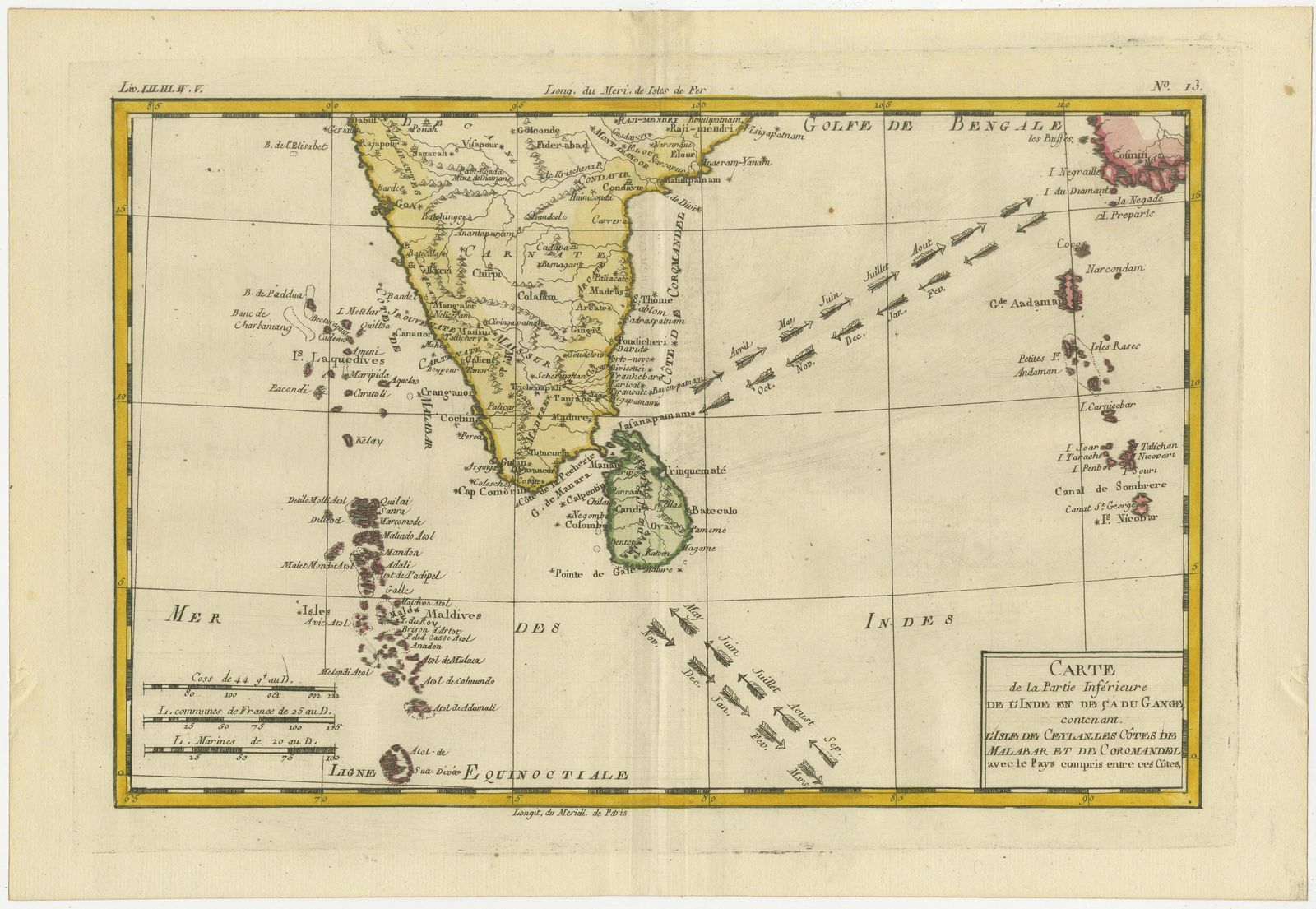 18th Century Cartographic Depiction Of Upper India And Ceylon, 1835 photo furniture