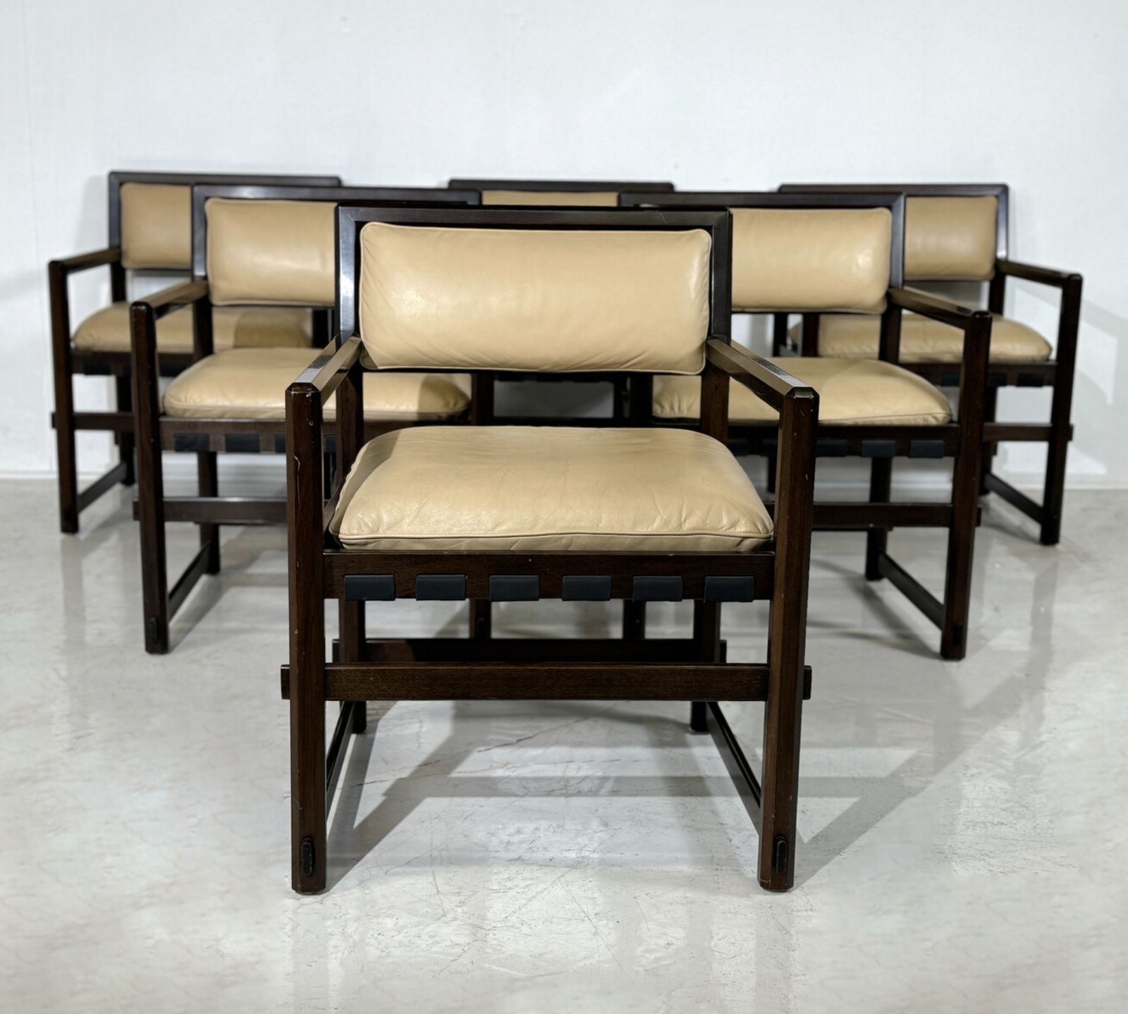 Mid Century Modern Set Of 6 Armchairs By Edward Wormley For Dunbar photo furniture