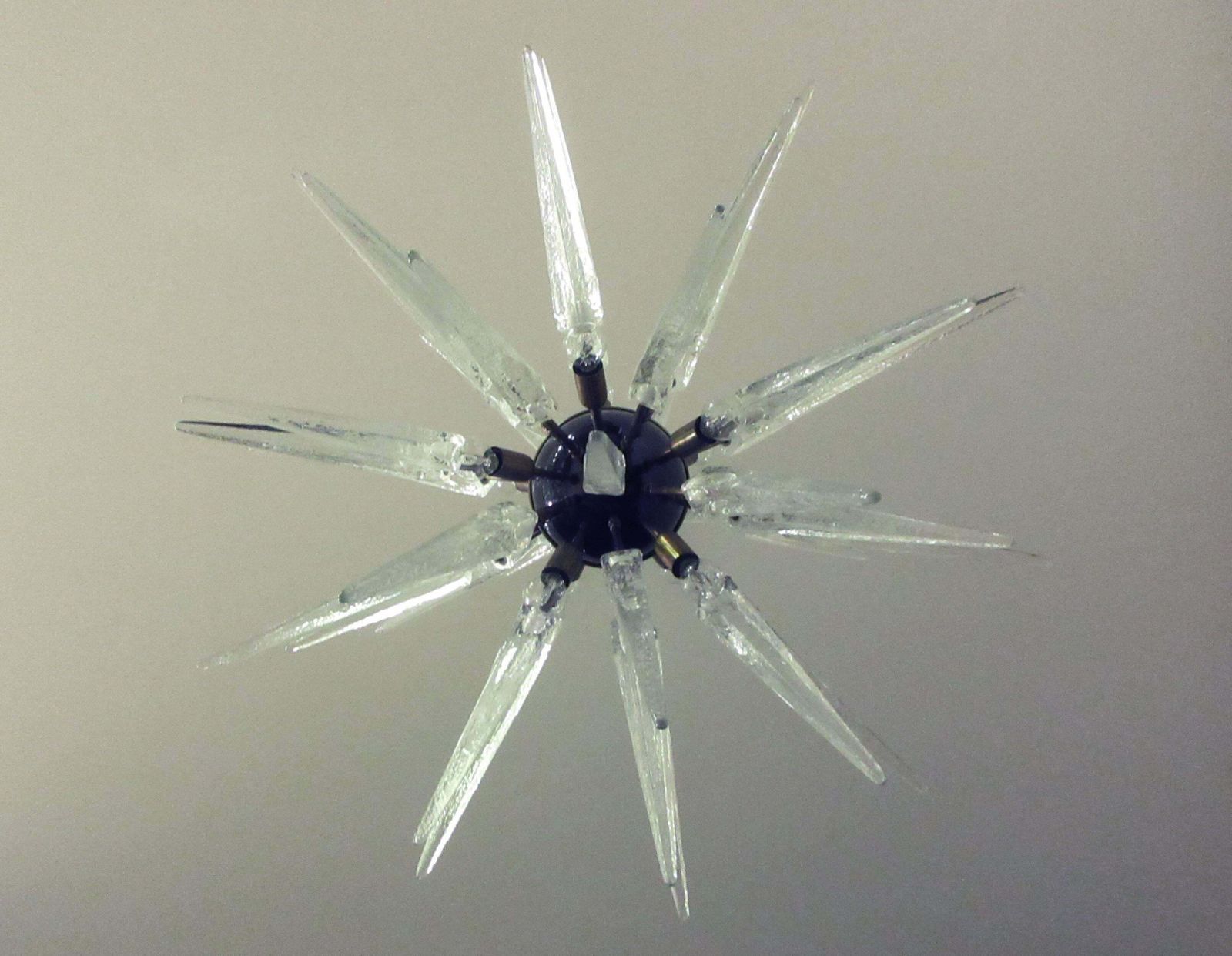 photo buy Exceptional Pair Of Glass Sputnik Chandeliers, Murano