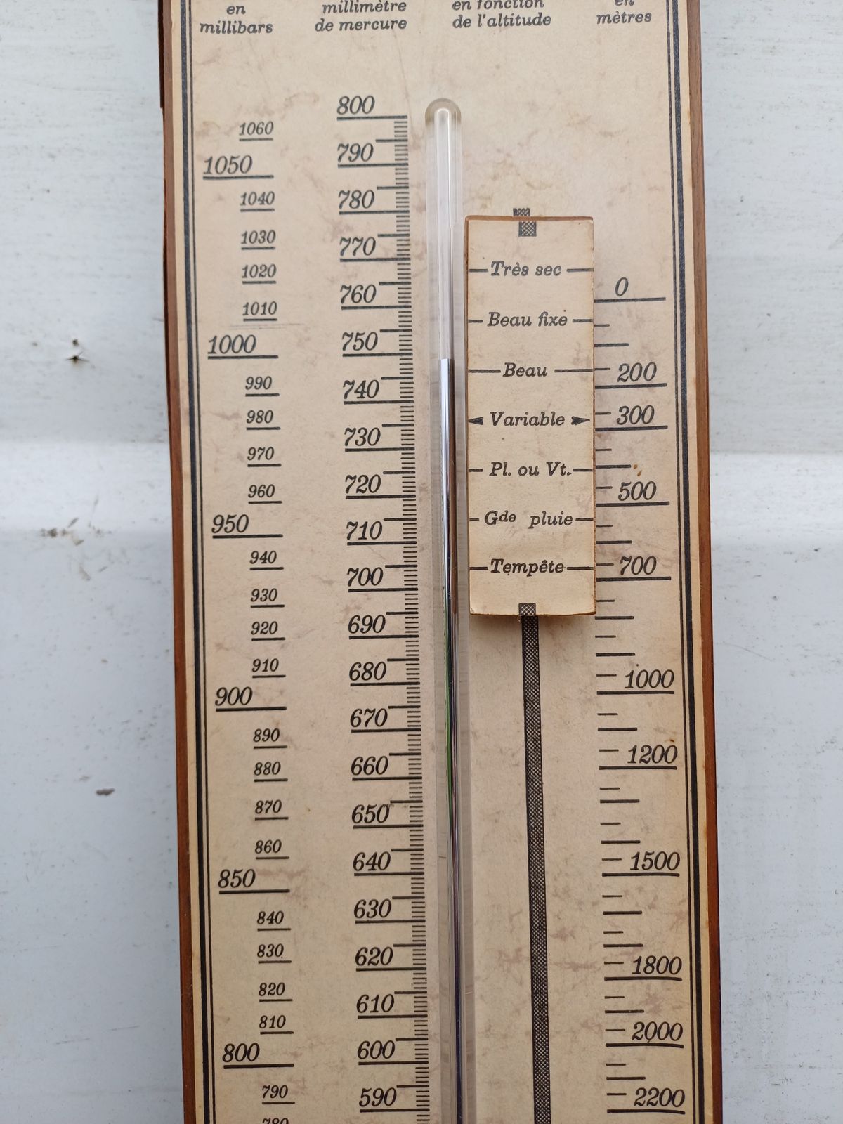 Napoleon III Altitude Barometer photo Home Decor